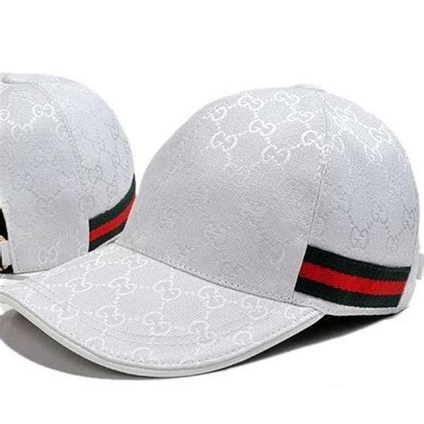 gucci white cap